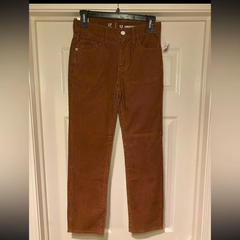 NWT GAP Boys Original Corduroy‎ Pants Casual Warm Winter Casual Classic Preppy